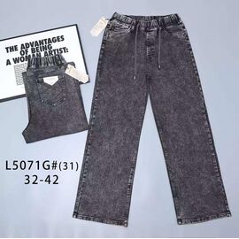 Фотография Джинсы женские L5071G grey р.32-42 "LILY" недорого оптом от прямого поставщика
