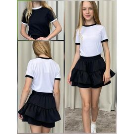 футболка дитяча на дівчинку M33 white р.128-164 "Marimaks" недорого оптом від прямого постачальника