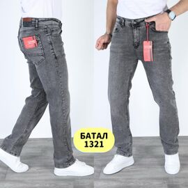 Фотография Джинсы мужские 1321 grey р.32-40 "God Baron" недорого оптом от прямого поставщика
