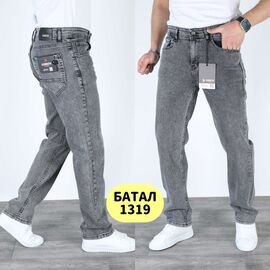 Фотография Джинсы мужские 1319 grey р.32-40 "God Baron" недорого оптом от прямого поставщика