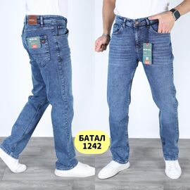 Фотография Джинсы мужские 1242 blue р.32-40 "God Baron" недорого оптом от прямого поставщика