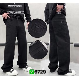 Фотография Джинсы мужские 6729 black р.29-36 "God Baron" недорого оптом от прямого поставщика