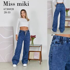 Джинси жіночі 6730 blue р.28-33 "Immei" недорого оптом від прямого постачальника