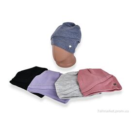 Жіноча шапка Зима R2 mix (5 шт. р.сіткаOne size) "TUZZI" недорого оптом від прямого постачальника