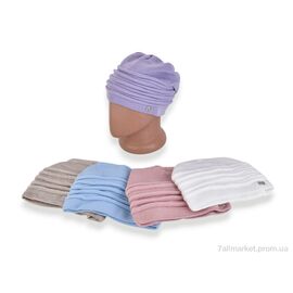 Жіноча шапка Зима R15 mix (5 шт. р.сіткаOne size) "TUZZI" недорого оптом від прямого постачальника