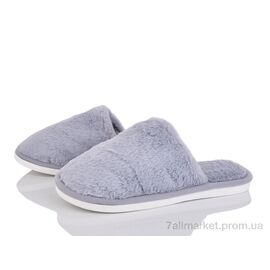 Тапки жіночі для будинку Весна/осінь N33 сірий (6 пар р.36-41) "Inblue" недорого оптом від прямого постачальника