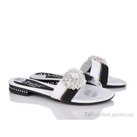 Шльопанці жіночі полегшені Літо АКБ040 квітка (6 пар р.36-40) "Selena" недорого оптом від прямого постачальника