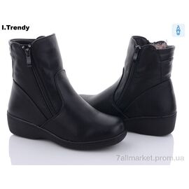 Черевики жіночі стильні Зима 686-1 (6 пар р.37-42) "Trendy" недорого оптом від прямого постачальника