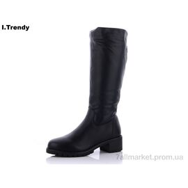 Чоботи жіночі зручні Зима D265-1 (6 пар р.40-43) "Trendy" недорого оптом від прямого постачальника