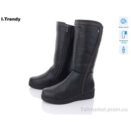 Чоботи жіночі зручні Зима 9003-1 (6 пар р.37-42) "Trendy" недорого оптом від прямого постачальника
