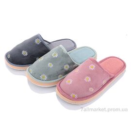Фотография Тапки женские для дома Весна/осень 80-5 mix (12 пар р.36-41) "CAP" недорого оптом от прямого поставщика