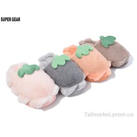 Тапки дитячі домашні Зима 323-33 mix (12 пар р.28-33) "Super Gear" недорого оптом від прямого постачальника