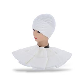 Шапка жіноча FF009-1 white р.56-60 "Angelica" недорого оптом від прямого постачальника