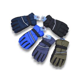 Фотография Перчатки детские на мальчика 906 mix р.8-10 "KH clothes" недорого оптом от прямого поставщика