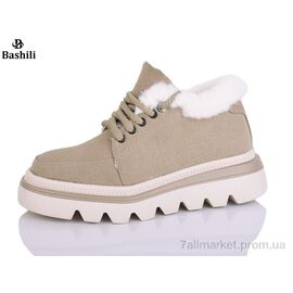 Черевики жіночі стильні Зима F253-35 (6 пар р.36-40) "Башили" недорого оптом від прямого постачальника