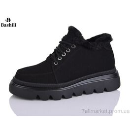 Черевики жіночі стильні Зима F253-32 (6 пар р.36-40) "Башили" недорого оптом від прямого постачальника