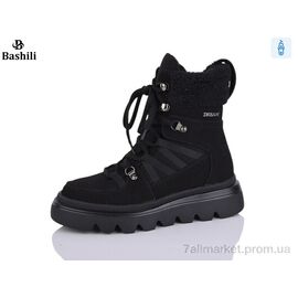 Черевики жіночі стильні Зима E253-11 (6 пар р.35-40) "Башили" недорого оптом від прямого постачальника
