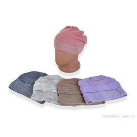 Жіноча шапка Зима R20 mix (5 шт. р.сіткаOne size) "TUZZI" недорого оптом від прямого постачальника