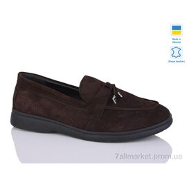 Туфлі жіночі стильні Весна/осінь A1 коричневый з (6 пар р.37-41) "Sali" недорого оптом від прямого постачальника