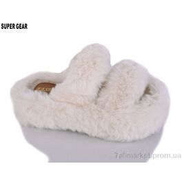 Тапки жіночі для будинку Весна/осінь PV08 white (8 пар р.36-40) "Super Gear" недорого оптом від прямого постачальника