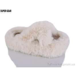 Фотография Тапки женские для дома Весна/осень PV09 white (8 пар р.36-40) "Super Gear" недорого оптом от прямого поставщика