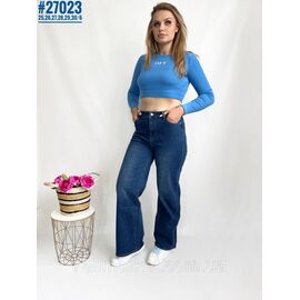 Фотография Джинсы палаццо размерный ряд 25,26,27,28,29,30 "PARTNERS" недорого от прямого поставщика