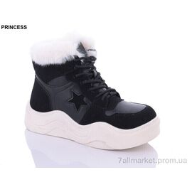 Черевики жіночі стильні Зима FA4-3 (8 пар р.36-41) "Princess" недорого оптом від прямого постачальника