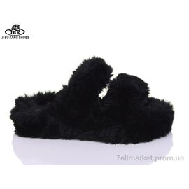 Фотография Тапки женские для дома Весна/осень PV01 black (12 пар р.36-41) "Jibukang" недорого оптом от прямого поставщика