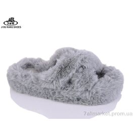 Фотография Тапки женские для дома Весна/осень PS05 grey (12 пар р.36-41) "Jibukang" недорого оптом от прямого поставщика