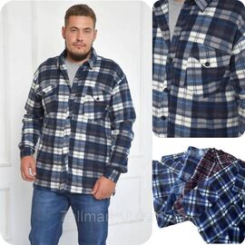 Фотография Рубашка мужская на флисе размер 48-56 (микс цв)"NICOLAS" недорого от прямого поставщика