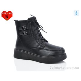 Фотография Ботинки женские стильные зима B16 (8 пар р.36-41) "Jiao Li Mei" недорого оптом от прямого поставщика