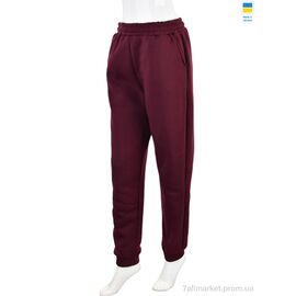 Спортивні штани жіночі Зима 002-2 bordo (5 шт. р.сітка52-60) "Banko" недорого оптом від прямого постачальника