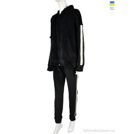 Спортивний костюм жіночий Зима 006-2 black (4 шт. р.сітка52-58) "Banko" недорого оптом від прямого постачальника