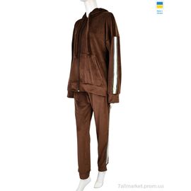 Спортивний костюм жіночий Зима 006-4 brown (4 шт. р.сітка52-58) "Banko" недорого оптом від прямого постачальника