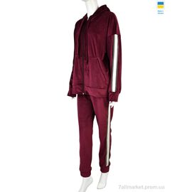 Спортивний костюм жіночий Зима 006-6 bordo (4 шт. р.сітка52-58) "Banko" недорого оптом від прямого постачальника