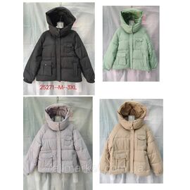 Куртка жіноча демісезонна розміри M-3XL (4кв) "KADENGQI" недорого гуртом від прямого
