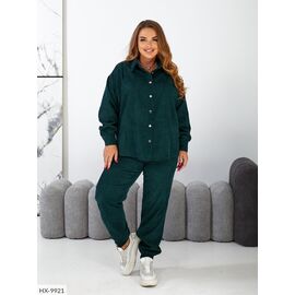 Фотография Костюм женский двойка брюки и рубашка большие размеры р.50-52;54-56;58-60;62-64 (5цв) "LETTI" купить недорого от прямого поставщика