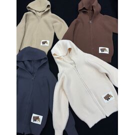 Кофта дитяча на хлопчика 837-1 beige р.110-150 "Yalisi" недорого оптом від прямого постачальника