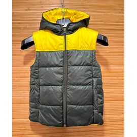 Фотография Жилетка детская на мальчика M305 grey-yellow р.7-11 "Major" недорого оптом от прямого поставщика