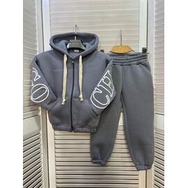 Костюм дитячий спортивний на дівчинку M334 grey р.5-7 "Major" недорого оптом від прямого постачальника