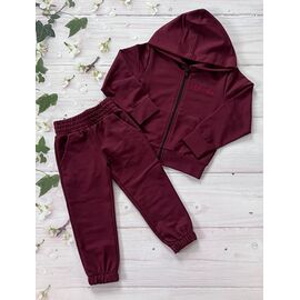 Костюм дитячий спортивний на дівчинку 1014 wine р.98-116 "Marimaks" недорого оптом від прямого постачальника