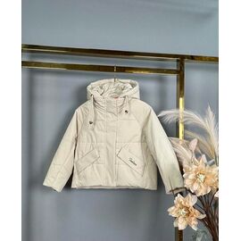 Фотография Куртка детская демисезонная на девочку 6659 beige р.110-134 "Delfinka" недорого оптом от прямого поставщика