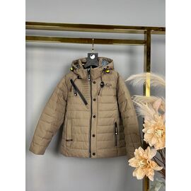 Фотография Куртка детская демисезонная на мальчика B35 beige р.116-140 "Delfinka" недорого оптом от прямого поставщика