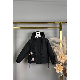 Фотография Куртка детская демисезонная на девочку HL905 black р.92-116 "Delfinka" недорого оптом от прямого поставщика