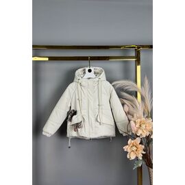 Фотография Куртка детская демисезонная на девочку HL905 l.beige р.92-116 "Delfinka" недорого оптом от прямого поставщика