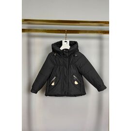 Фотография Куртка детская демисезонная на девочку M852 black р.80-104 "Delfinka" недорого оптом от прямого поставщика