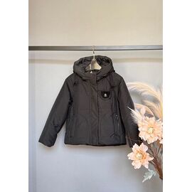 Фотография Куртка детская демисезонная на девочку M867 black р.128-152 "Delfinka" недорого оптом от прямого поставщика