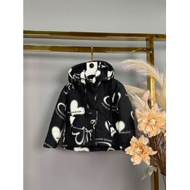 Фотография Куртка детская демисезонная на девочку M877 black р.68-92 "Delfinka" недорого оптом от прямого поставщика