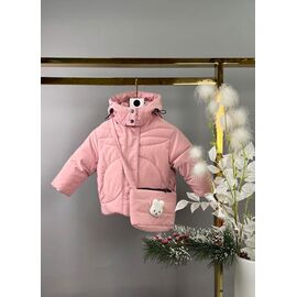 Фотография Курка детская зимняя на девочку TA618 pink р.80-104 "Delfinka" недорого оптом от прямого поставщика