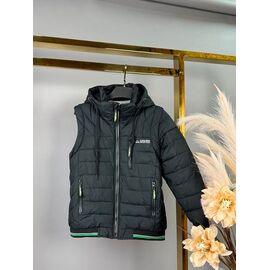 Куртка дитяча демісезонна на хлопчика WK31 d.green р.128-152 "Delfinka" недорого оптом від прямого постачальника